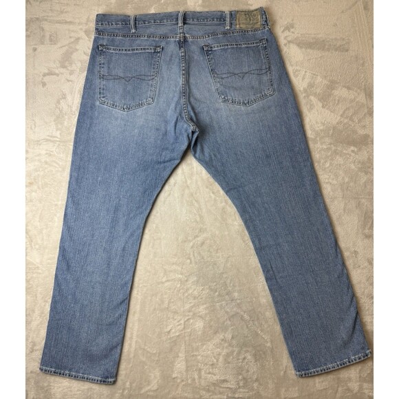 Polo Ralph Lauren Jeans Men’s 40x30 Blue Slim Straight Denim Made in Mexico - Picture 9 of 10